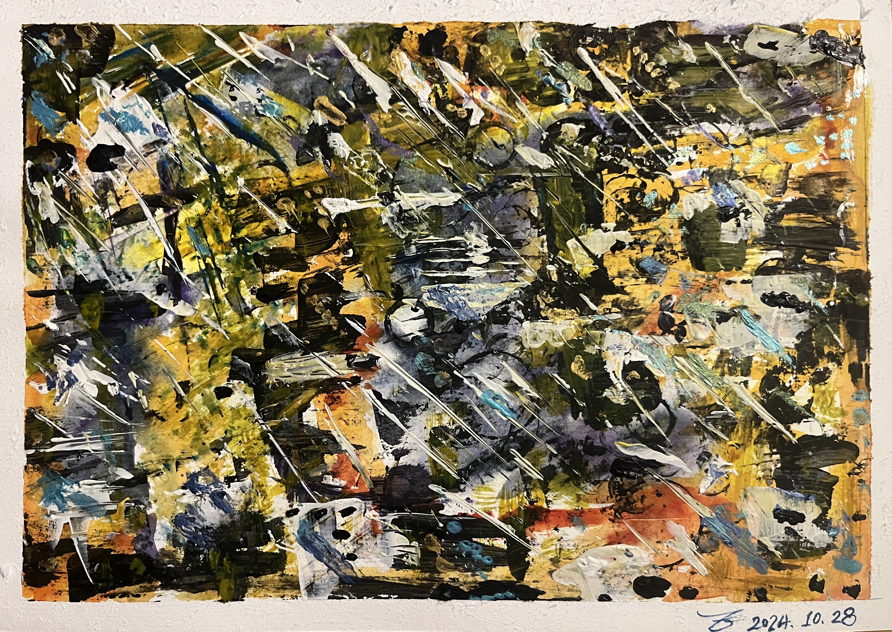 Abstract painting by Zhou